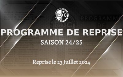 Programme de reprise 24/25